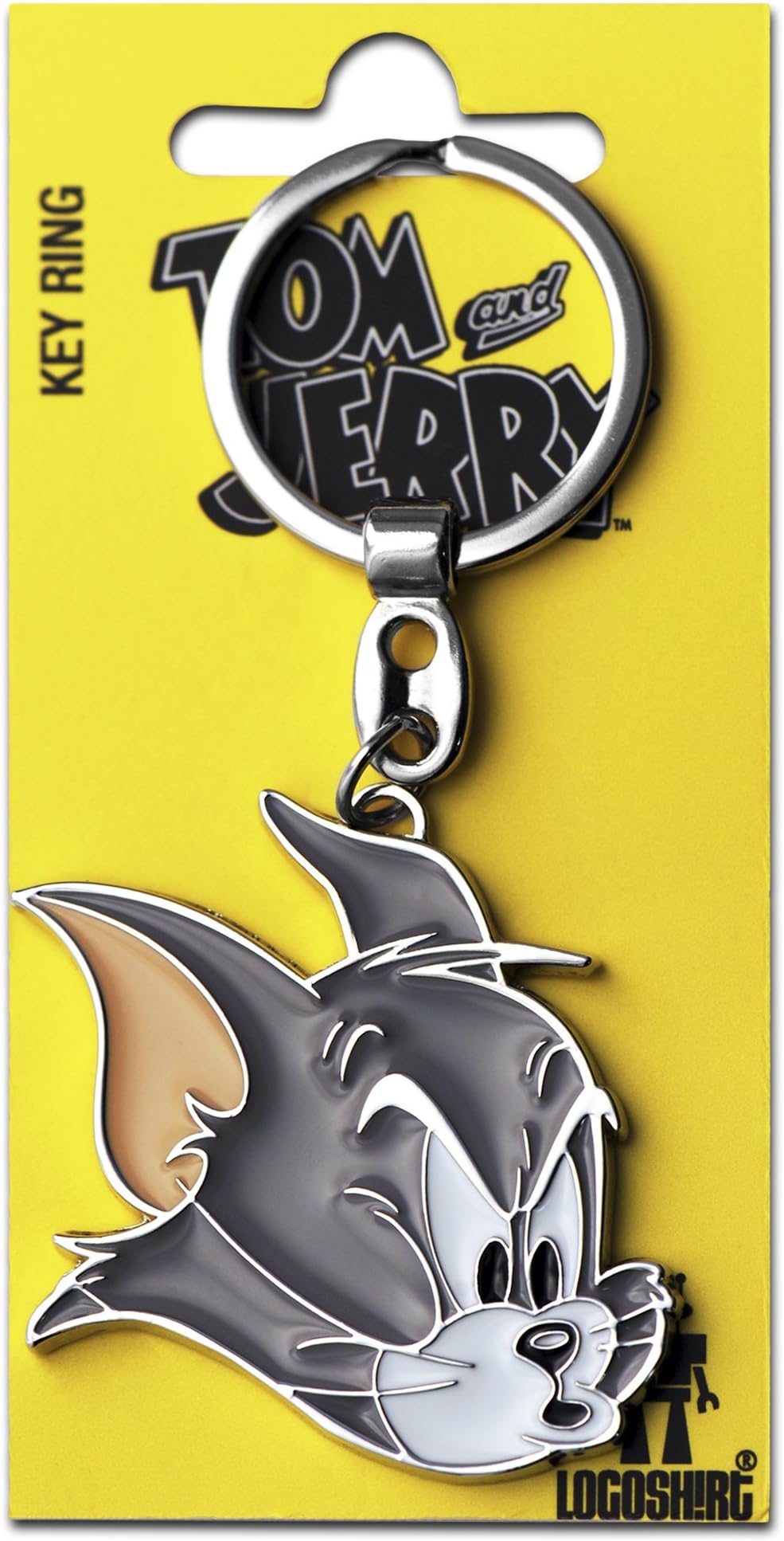Logoshirt Cartoon - Tom & Jerry - Tom Cat Key-Ring - Keychain - coloured - original licensed product