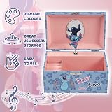 Disney Stitch Jewellery Box Musical Wind Up Spinning Figure Blue view 4