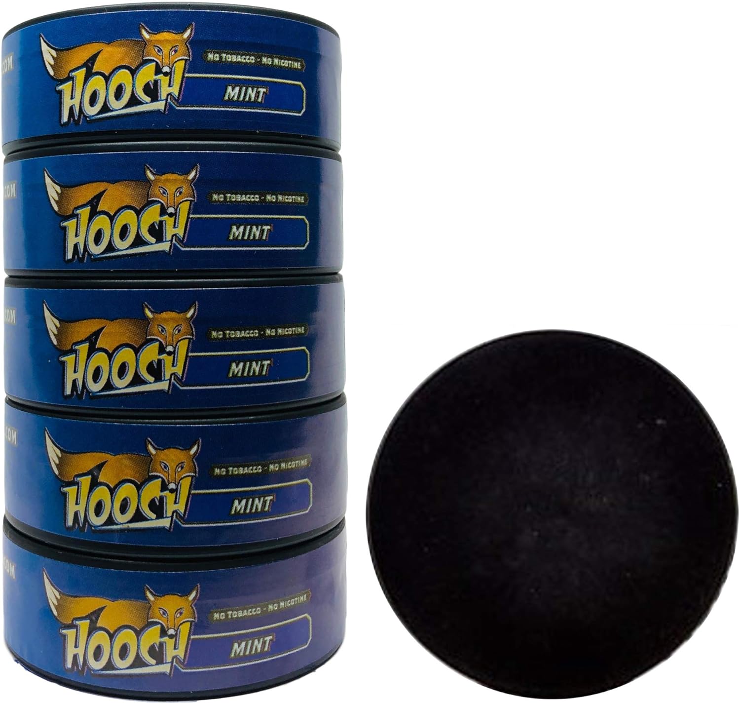 Amazon.com: Hooch Snuff - Non-Tobacco Nicotine Free Chew - Mint - Fine Cut - Includes Free DC ...
