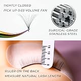 LLBA Lash Tweezers Professional Volume False Lash Application Tool Gold view 4