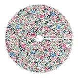 Aflyko Valentines Fairy Flower Pink Blue Tree Skirt