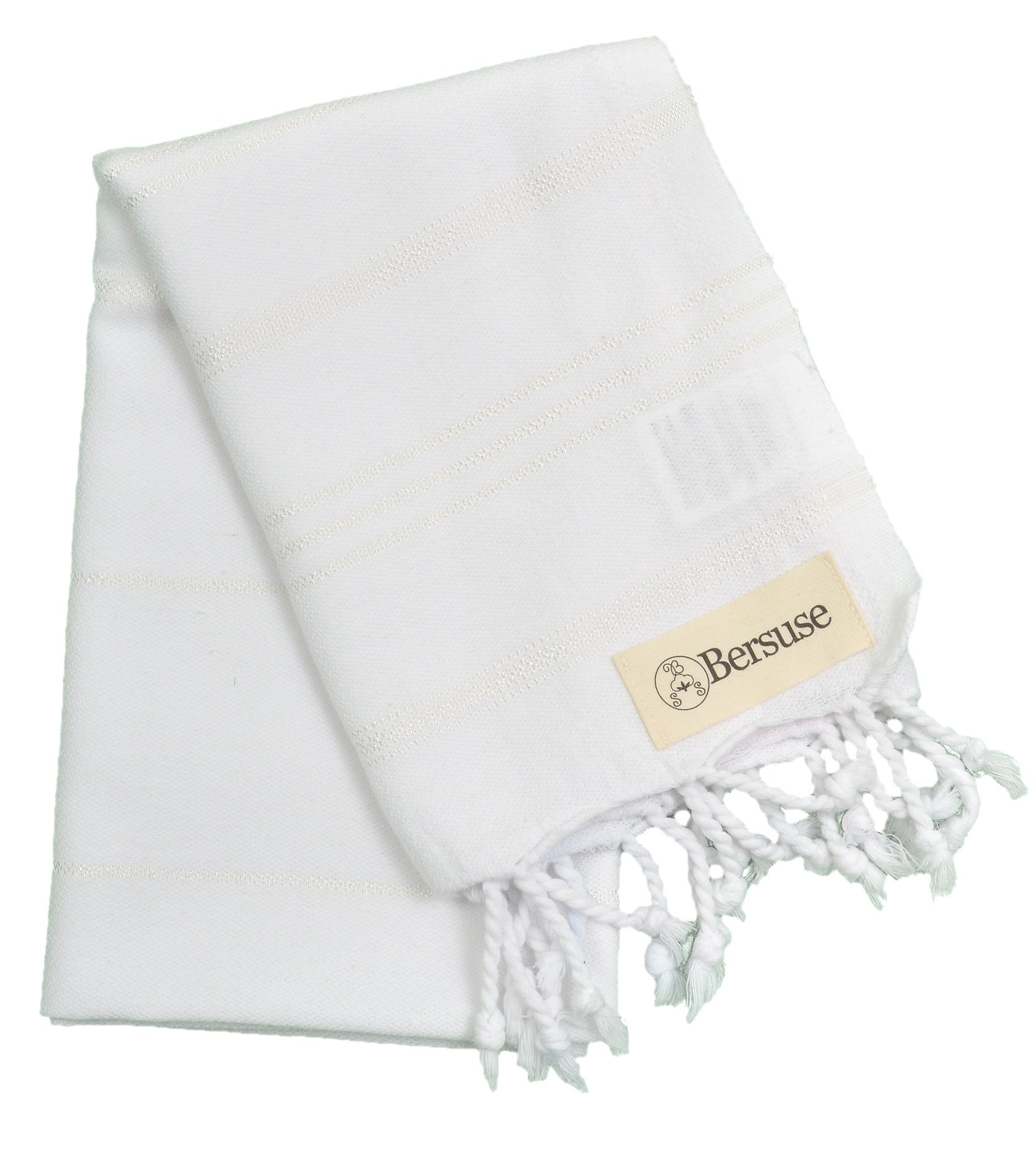 Bersuse 100% Cotton - Anatolia Turkish Hand Towel - White