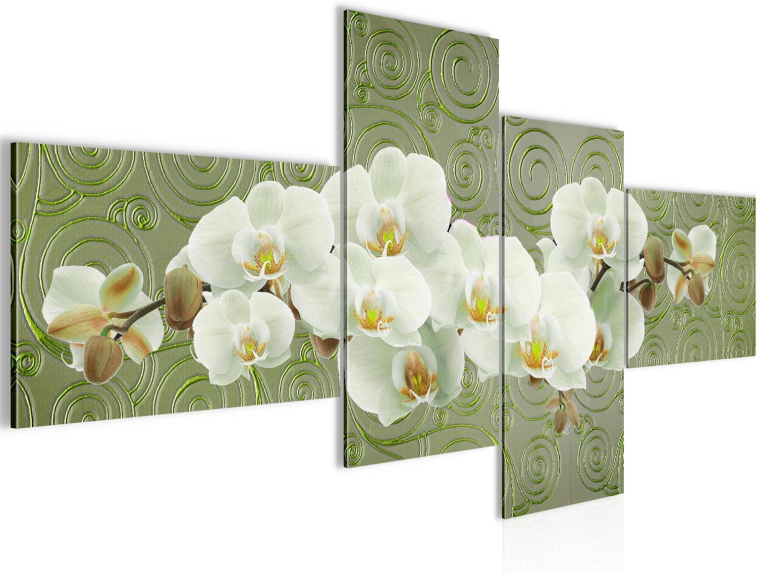 Amazon.de: Bilder Blumen Orchidee Wandbild 200 x 100 cm Vlies