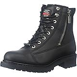 Milwaukee Motorcycle Clothing Company Accelerator Leather Men's Motorcycle Boots (Black, Size 8EE)