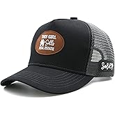 Waldeal Women's This Girl Real Estate Baseball Caps Adjustable Summer Mesh Trucker Hat