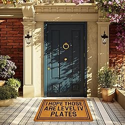 IFHUH Level 4 Plates Doormat - Funny Welcome