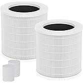 A2001 Replacement Filter Compatible with A2001 Air Purifier, 3-In-1 High-Efficiency Air Filter, Compared to Part #AF-2001, 2 Pack (Original Filter)