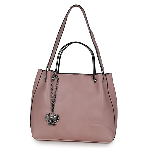 Butterflies Women Sling Bag (Dark Pink) (BNS-B-7645#DPK)