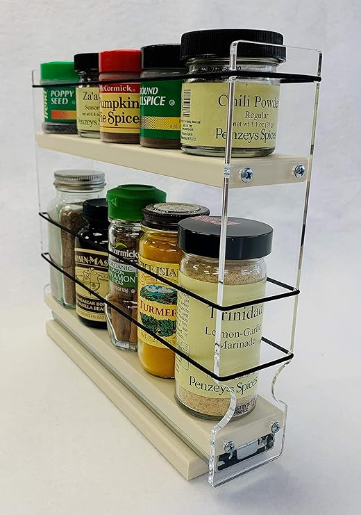 Amazon Com Vertical Spice 2x1 5x11 Dc Spice Rack W 1 Drawer