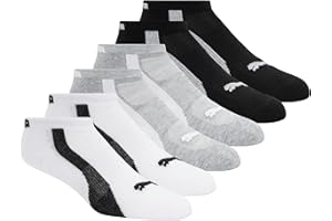 PUMA womens 6 Pack Low Cut Sockswomen's socks