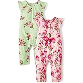 The Children's Place baby-girls And Newborn Sleeveless Pant Romper Playwear Outfit