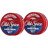 Old Spice Classic Pomade for Men, Healthy &amp; Strong with Vitamin E &amp; Biotin, Men's Hair Styling Pomade, Medium Hold, Matte Finish, 2.22 oz, Twin Pack