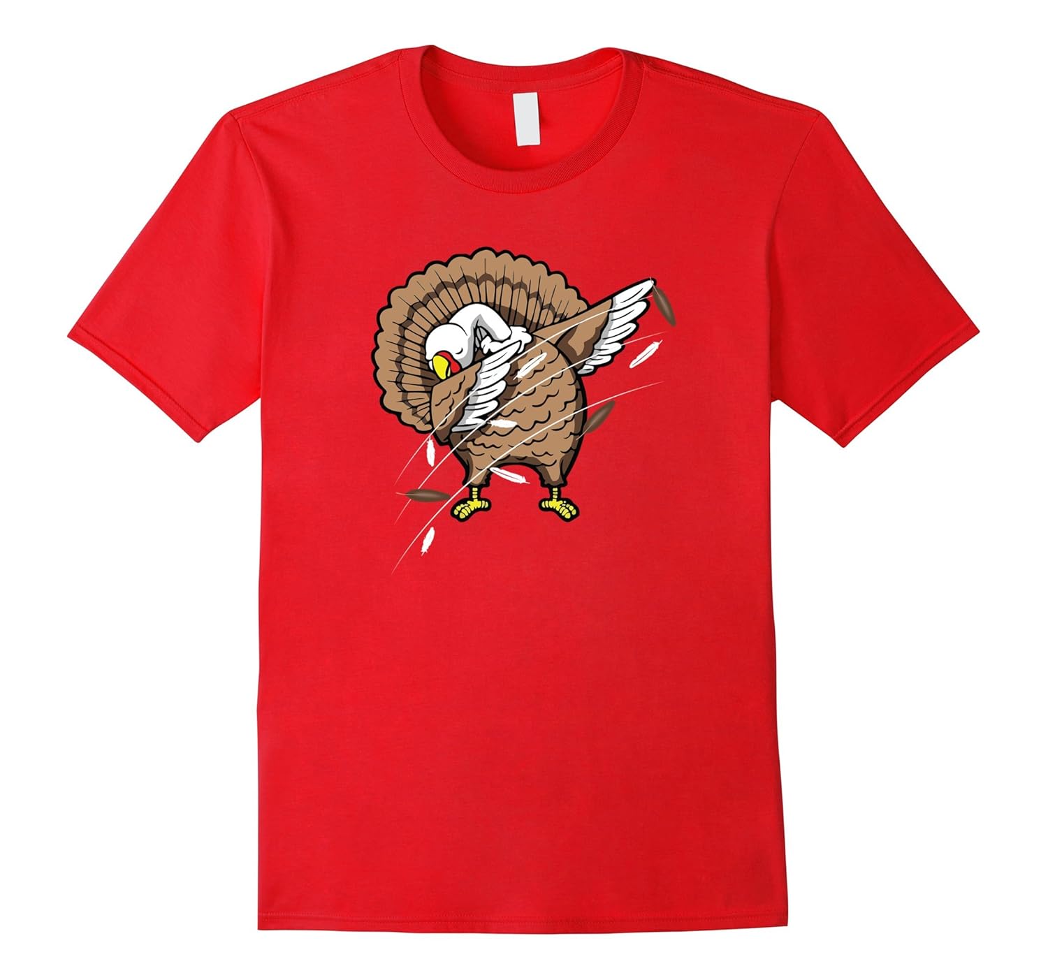 Dabbing Turkey T-Shirt - Funny Thanksgiving Tee-Rose