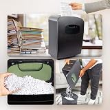 Duronic PS410 Micro Cut Paper Shredder 8 Sheets 14L Bin 530W view 5