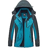 Diamond Candy Women's Waterproof Rain Jacket with Hood Lightweight Outdoors Raincoat