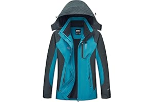 Diamond Candy Women's Waterproof Rain Jacket with Hood Lightweight Outdoors Raincoat