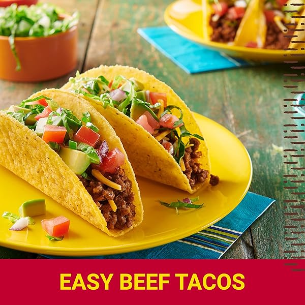 OLD EL PASO TACO SEASONING, 25% LESS SODIUM, 1 OZ.