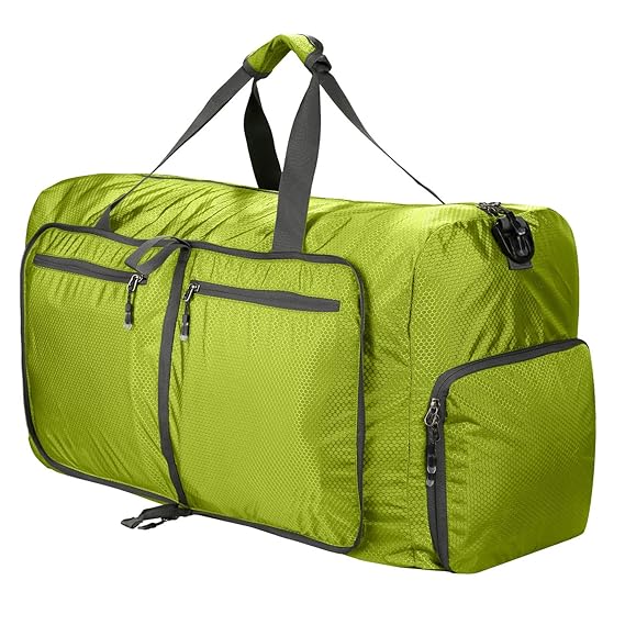 Sailnovo Leichter Faltbare 85L Reise-Gepäck Duffel Taschen Weekender Übernachtung Taschen Reisetasche Sporttasche für Sport R