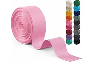 WEBSUKA Polyester Webbing Strap 17+Colors – 1"&1.5"&2" – 10 Yards Heavy Duty Webbing Roll, Flat Webbing Strap for Indoor&Outdoor Gear, Climbing, DIY Crafting, Repairing