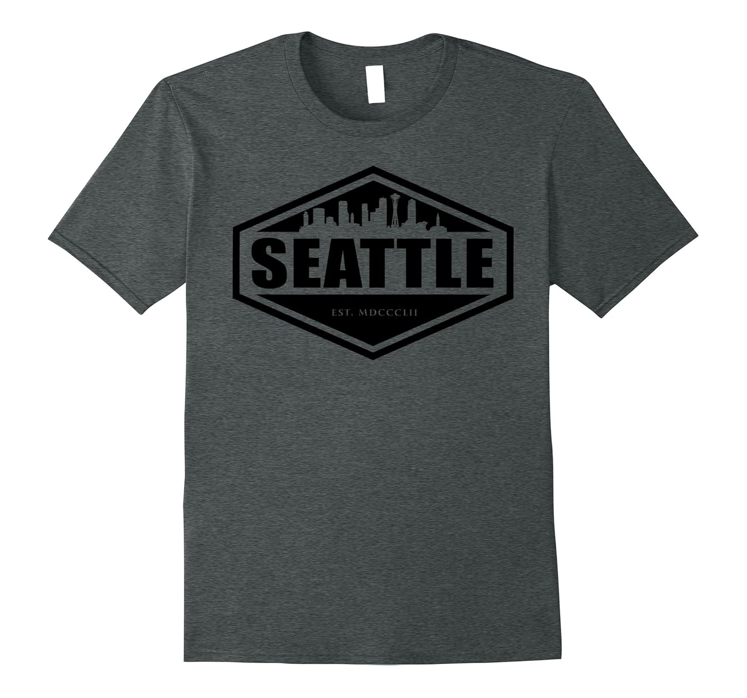 Seattle Washington skyline Tshirt USA Urban City tee Fan Shop Sports