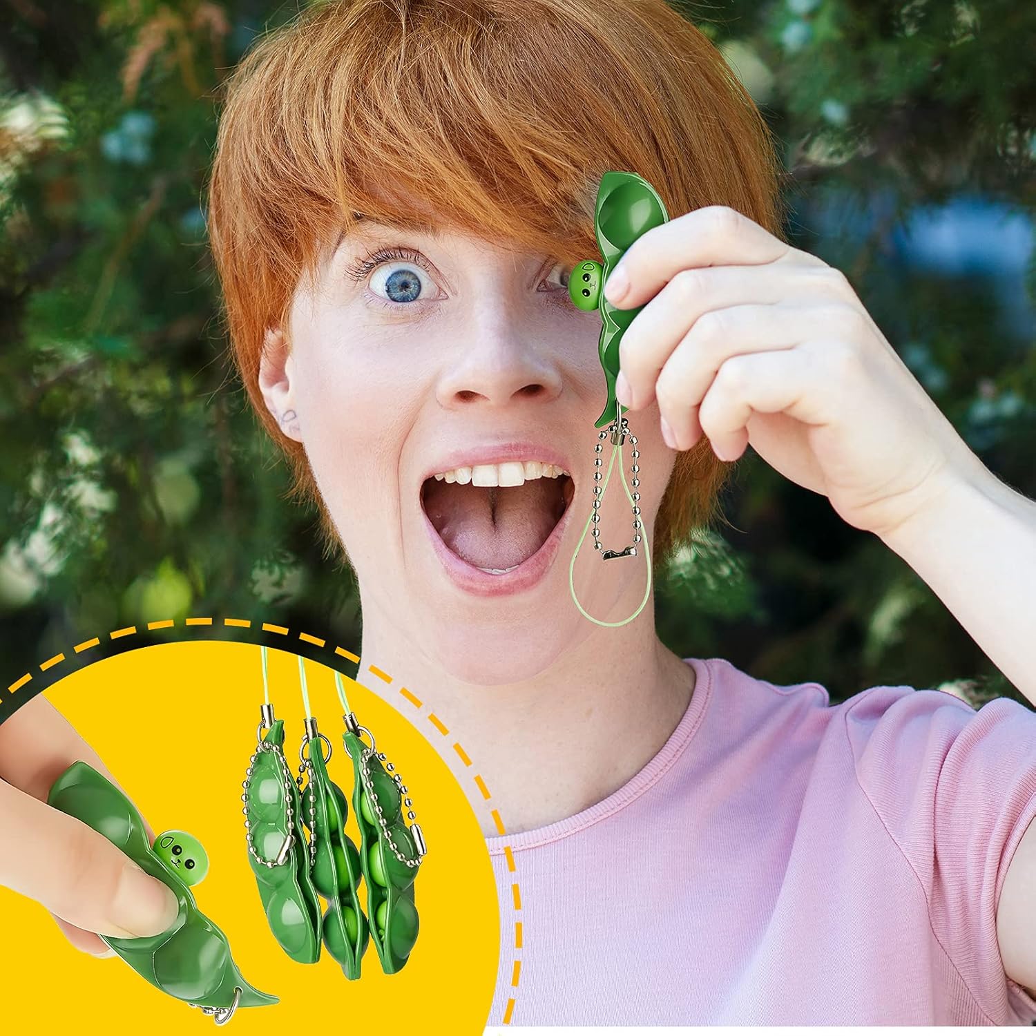 Toys Expressions Facial Banana 3 Toy Peanut 3 Toy Soybean