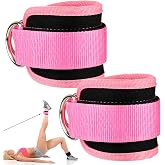 Ankle Straps for Cable Machines Cable Kick Back Ankle Straps Kickback Ankle Strap Ankle Resistance Bands Glute Kickback Ankle Strap for Glute Workouts Leg Extensions Gym