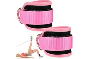 Ankle Straps for Cable Machine Ankle Straps Cable Kickback Ankle Strap with Double D Ring Kickback Ankle Strap for Glute Work
