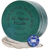 Firsthand Supply All-Purpose Hair Pomade for Men & Women - Flexible Firm Hold with Natural, Low Shine – Organic, Water Based Pomade - Nourishing Aloe & Shea Butter - All Hair Types & Lengths - 3oz
