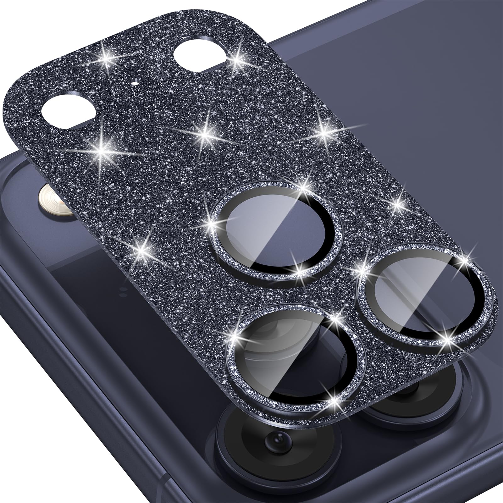 Photo 1 of Tensea for iPhone 17 Pro Max Camera Lens Protector, Metal Aluminum Alloy Tempered Glass Cover Camera Screen Protector Accessories, Case Friendly