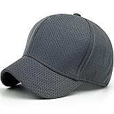 Loneshark Womens Full Mesh Breathable Structured Baseball Cap for Running Mens Summer Quick Dry Moisture Wicking Golf Hat