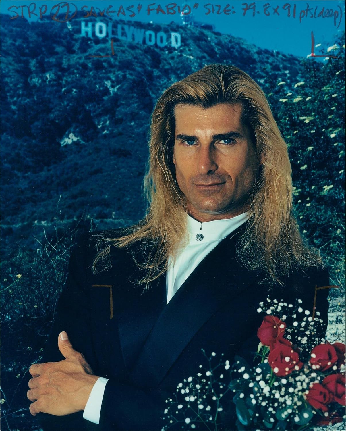 Amazon Com Vintage Photo Of Fabio Lanzoni Entertainment Collectibles