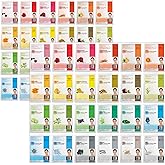 DERMAL 48 Combo Pack Made in Korea Facial Mask – 20+ Years of K-Beauty Experience, Premium Quality Korean Sheet Masks for Daily Skincare Routine
