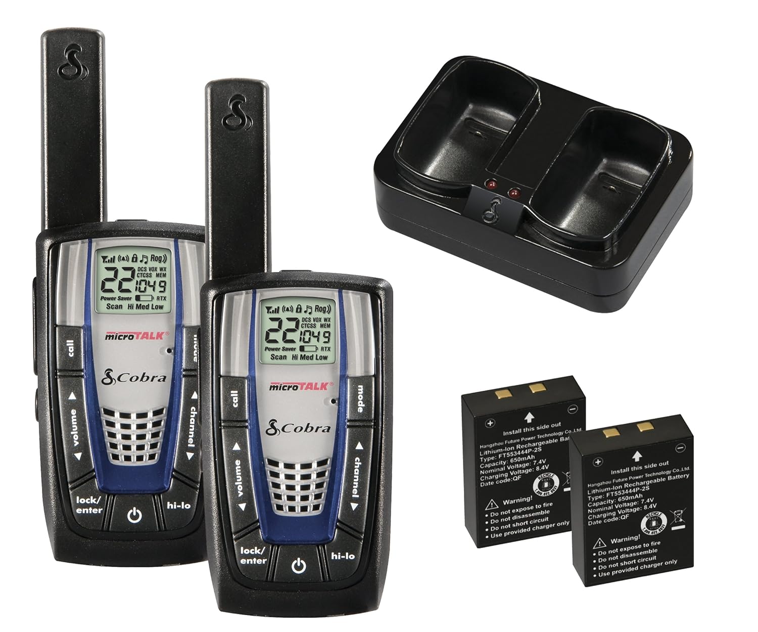 Amazon.com: Cobra Walkie-Talkie microTalk CXR825 22-Channel Two-Way