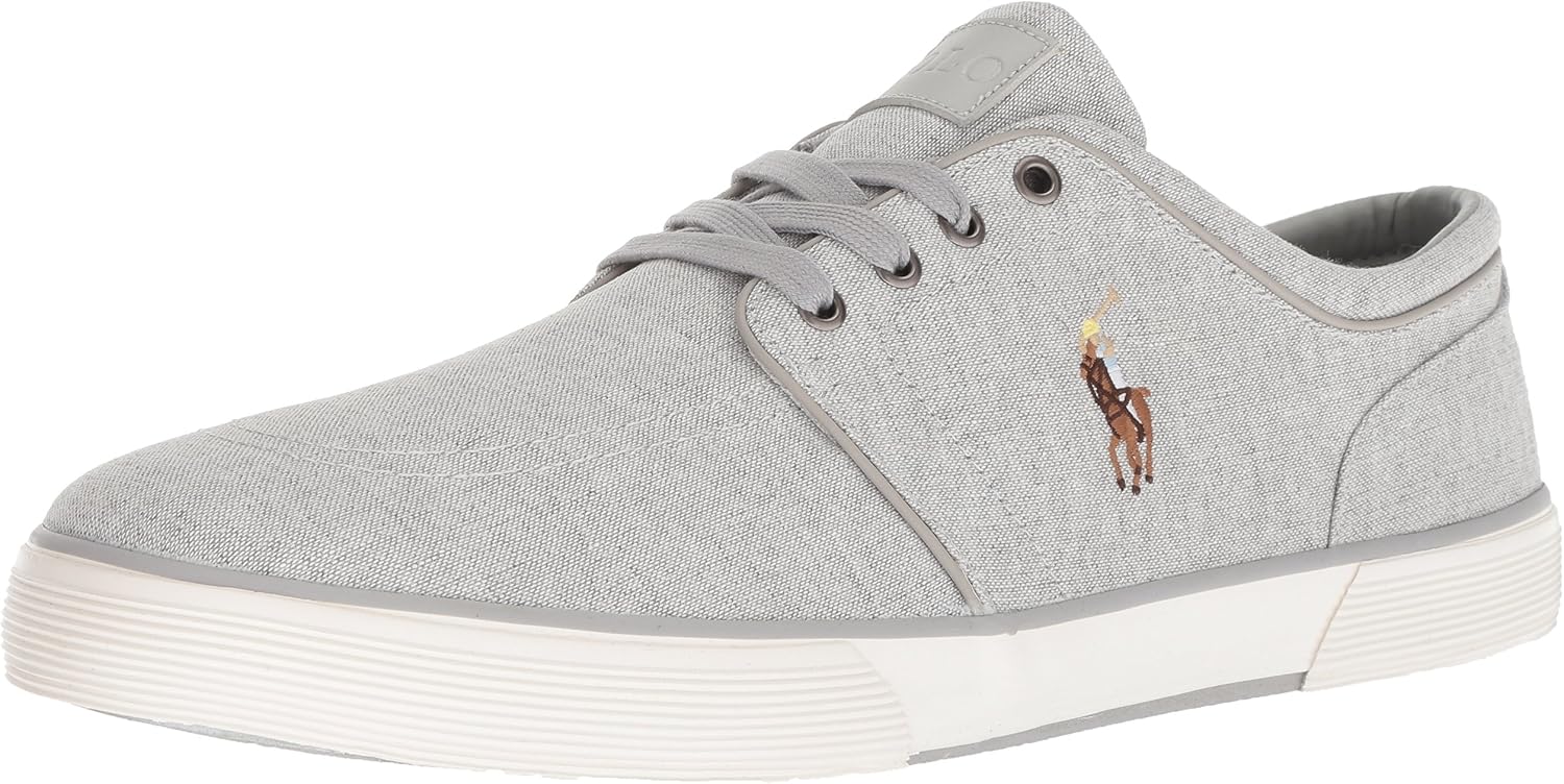 polo men's faxon low sneaker