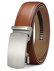 CHAOREN Mens Belt Leather Ratchet Bel