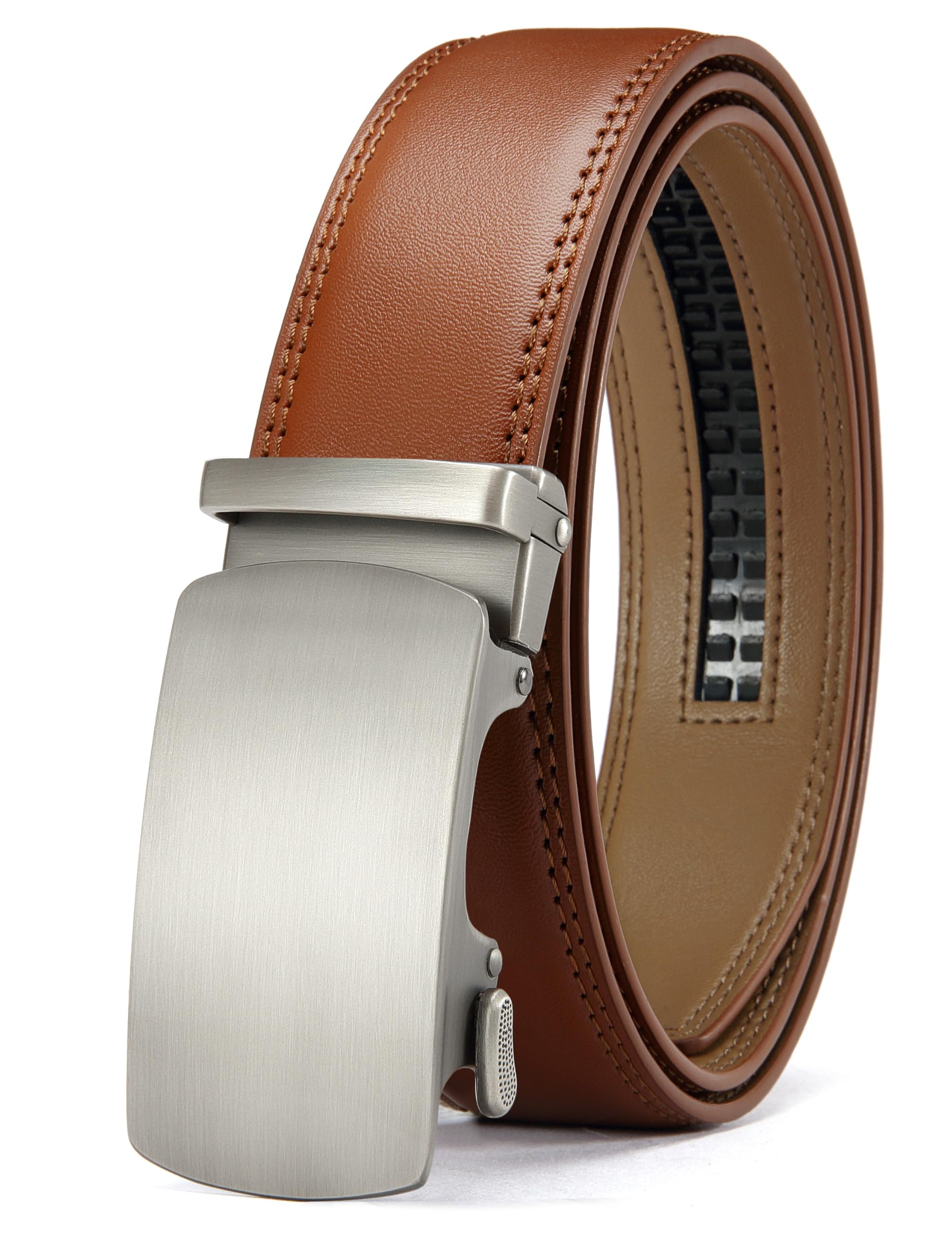 CHAOREN Mens Belt Leather Ratchet Bel