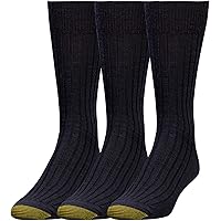 Amazon.com: GOLDTOE Men's Canterbury Over-The-Calf Dress Socks, 3-Pairs,  Black, Large : Clothing, Shoes & Jewelry