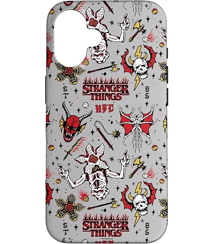 Amazon.com: Stranger Things The Upside Down Silhouettes Case for