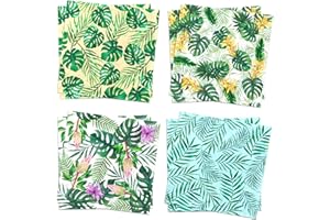 GUPESXU Hawaiian Luau Napkins for Aloha - 40Pcs Summer Napkins Tropical Party Napkins Hawaiian Birthday Party Supplies for Beach Birthday,Luau Birthday Party Decoration