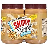 SKIPPY Natural Creamy Peanut Butter Spread Twin