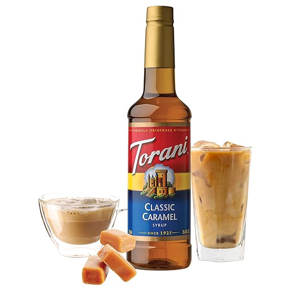 TORANI SYRUP, CLASSIC CARAMEL, 25.4 OUNCE (PACK OF 1)