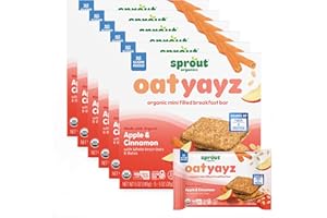 Sprout Organics, OatYayz Toddler Snack Bars, Apple & Cinnamon (30 Bars)