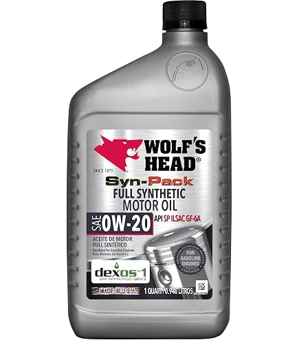 Amazon.com: Wolf's Head dexos1 Full Synthetic 5W-20 Motor Oil (836