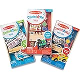 Melissa & Doug Decorate-Your-Own Wooden Craft Kits Set - Plane, Train, and Race Car