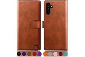 SUANPOT for Samsung Galaxy A54 5G Wallet case with RFID Blocking Credit Card Holder,Flip Book PU Leather Protective Cover Women Men for Samsung A54 Phone case Light Brown