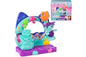 DreamWorks GABBY'S DOLLHOUSE The Movie, Mercat's Aquarium Balcony, with Toy Figure & Dollhouse Accessories, Kids Toys for Gir