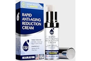 TEREZ & HONOR Rapid Anti-Aging Reduction Cream Visibly Reduces Wrinkles, Under-Eye Bags and Dark Circles, Powerfully Tighten and Lifts Tired Skin - 15mL