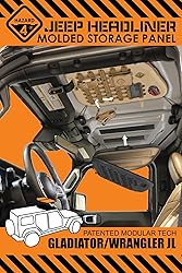 HAZARD 4 Jeep Molded Storage Headliners Front Set
