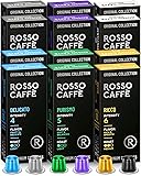 ROSSO CAFFE Espresso Capsules for Nespresso