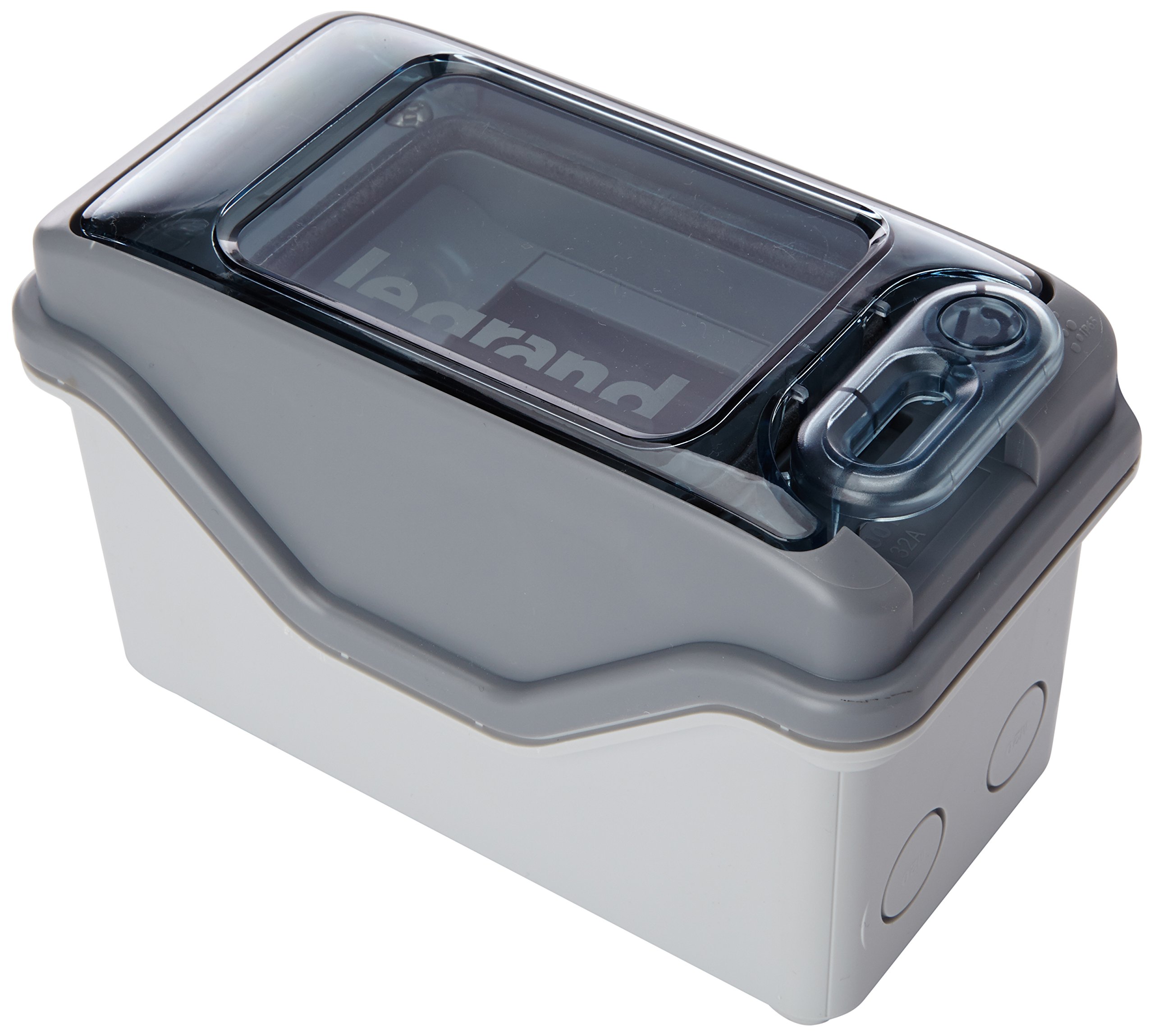 Legrand plexo LEG01902 1 Gang Box with 2 Tips to Remove Direct IP 65 ik 09 Grey